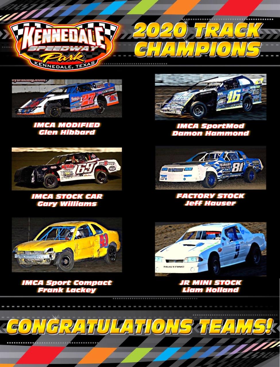 to the online home of Kennedale Speedway Park!